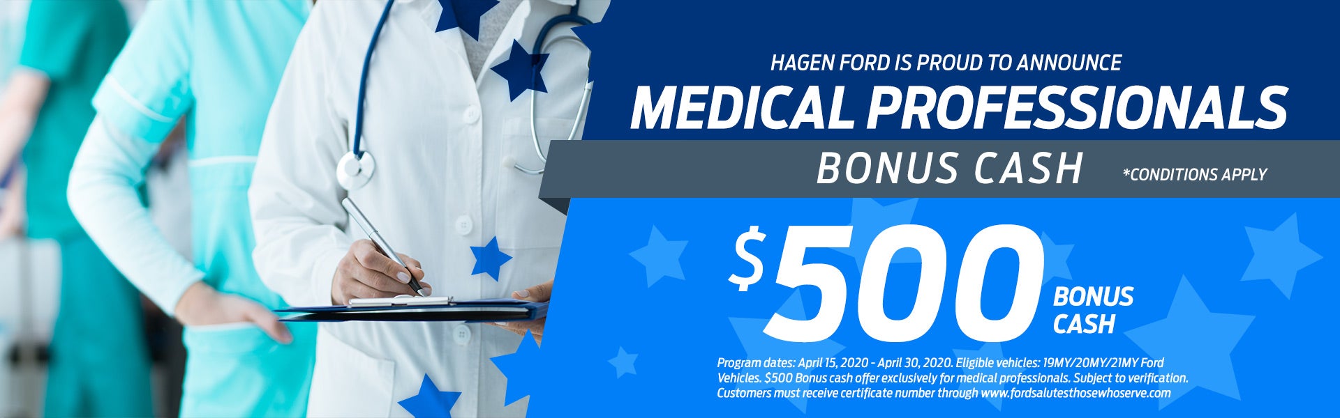Medical Professionals Bonus Cash